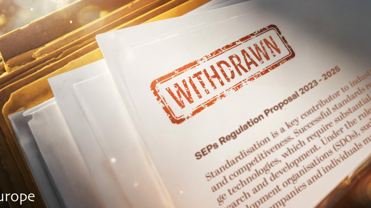 Commission reportedly withdraws SEPs proposal